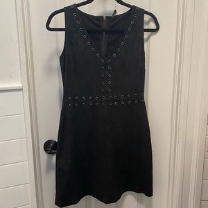 Black Suede Dress